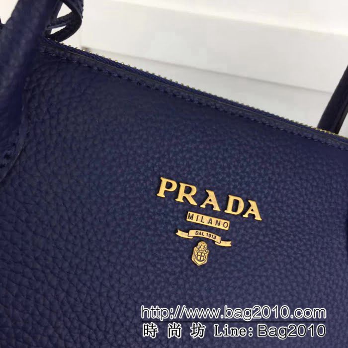 普拉達PRADA原單 新款PRADA 1BA157-2原單荔枝紋牛皮手提肩背包 配雙肩帶 PHY1648
